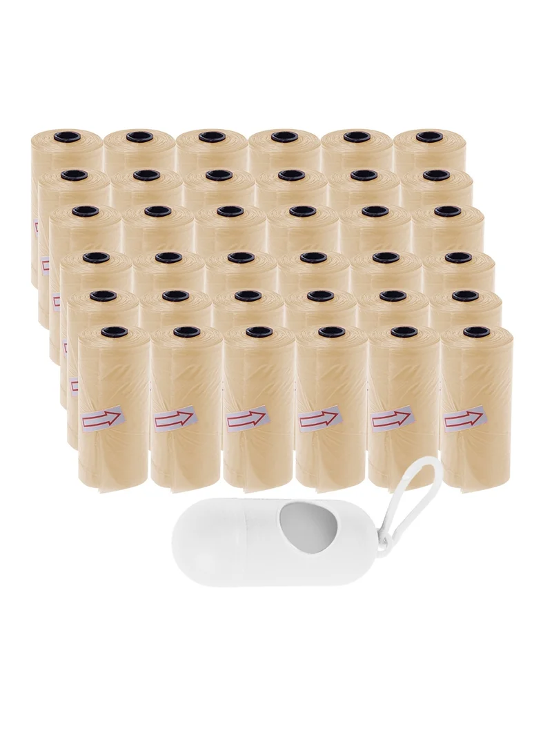ستار بيبيز Star Babies Disposable Scented BAG Pack of 36 (540 bags) & Dispenser - Ivory
